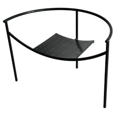 Chaise Doctor Sonderbar noire minimale de Philippe Stark pour XO