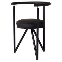 Black "Miss Dorn" chair by Philippe Starck, 1980s.