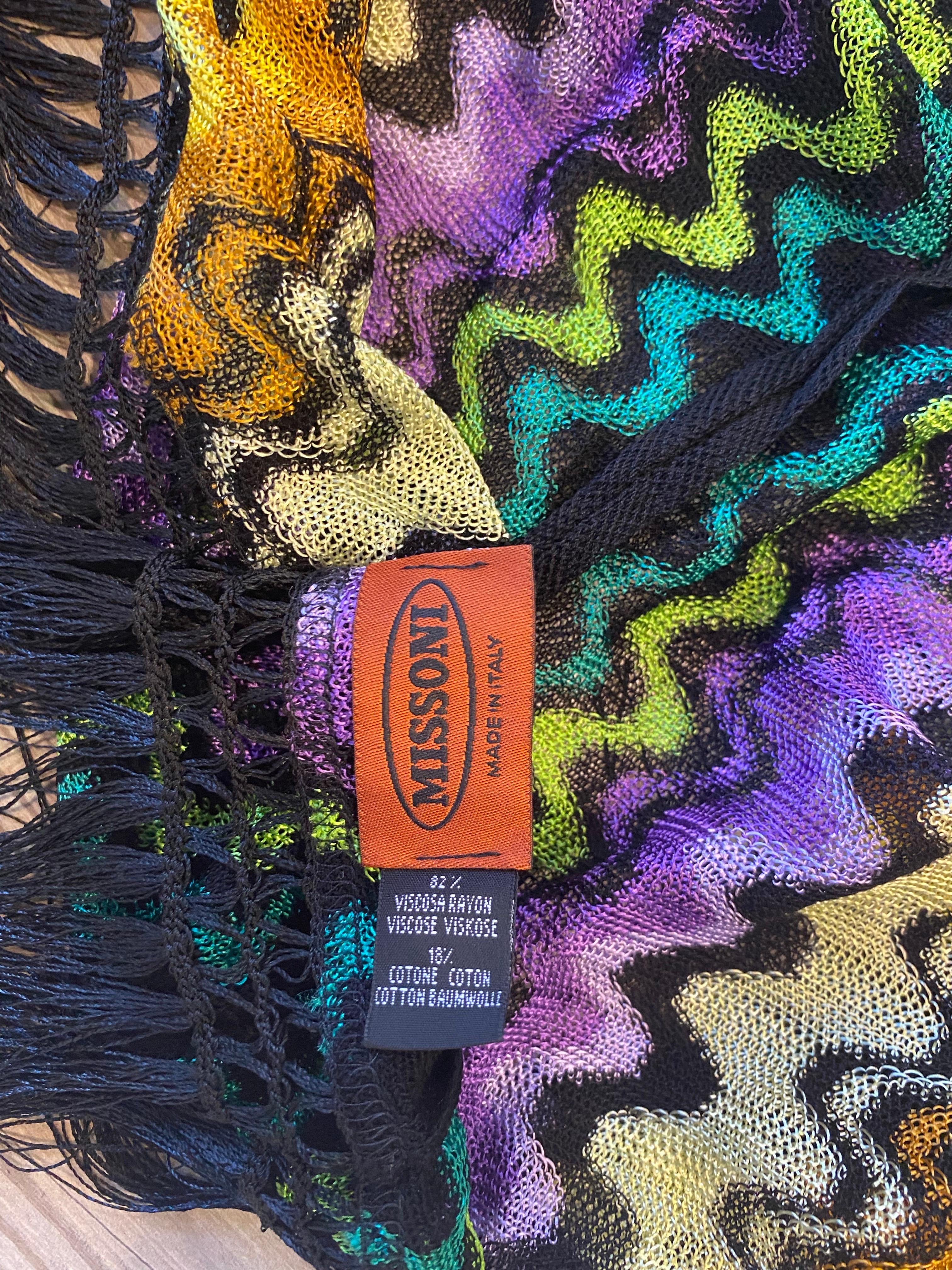Mantella nera di Missoni in vendita 3