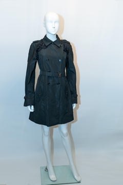 Black Miu Miu Raincoat