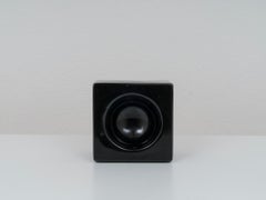 Black Model 444 Ceramic Bowl or Ashtray by Ettore Sottsass for Il Sestante 1960s