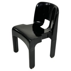 Black Model 4868/69 Universale Chair by Joe Colombo for Kartell, 1970s