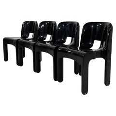 Black Model 4869 Universale Chair by Joe Colombo for Kartell, 1970s