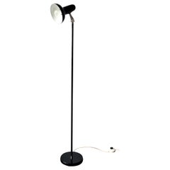 Black model 5427 adjustable floor lamp model for Hagoort, 1970's