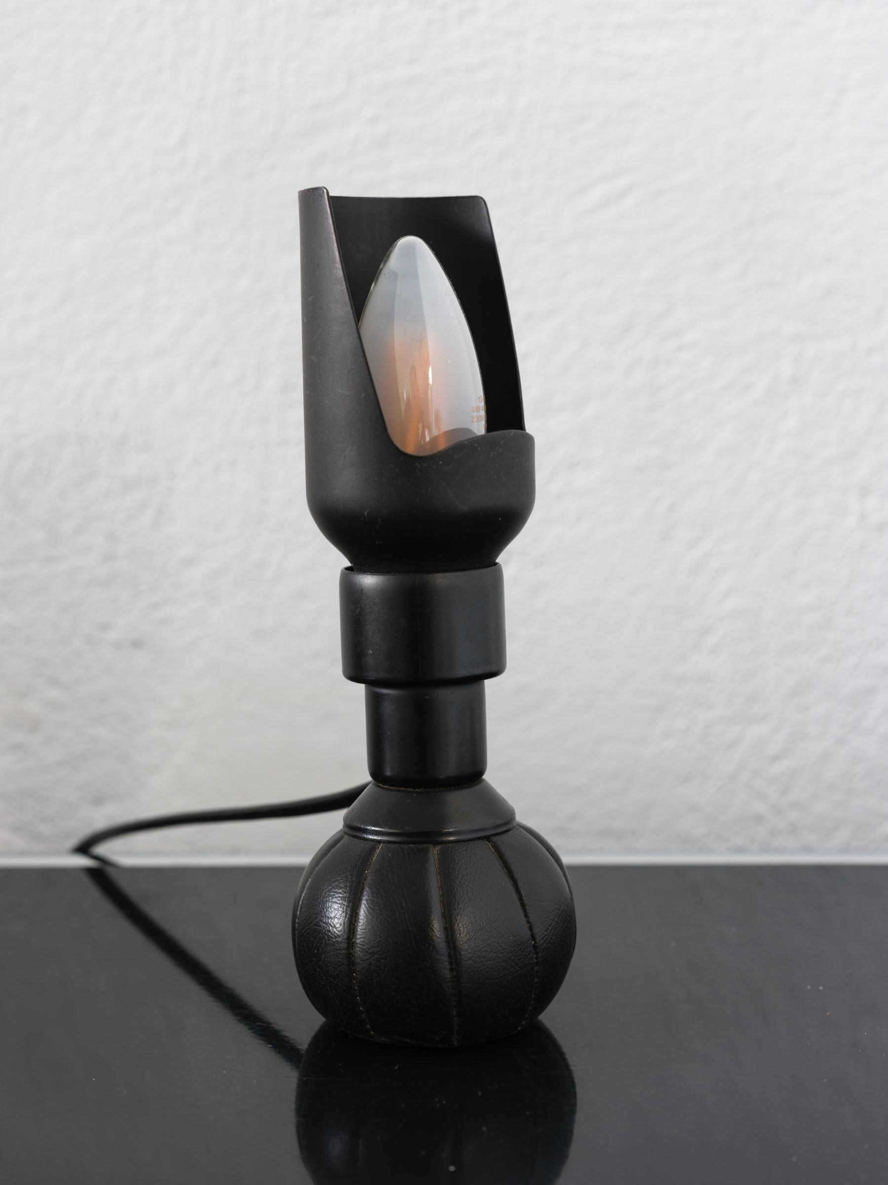 Space Age Black model P600 by Gino Scarfatti produced by Artleuce 1960s For Sale