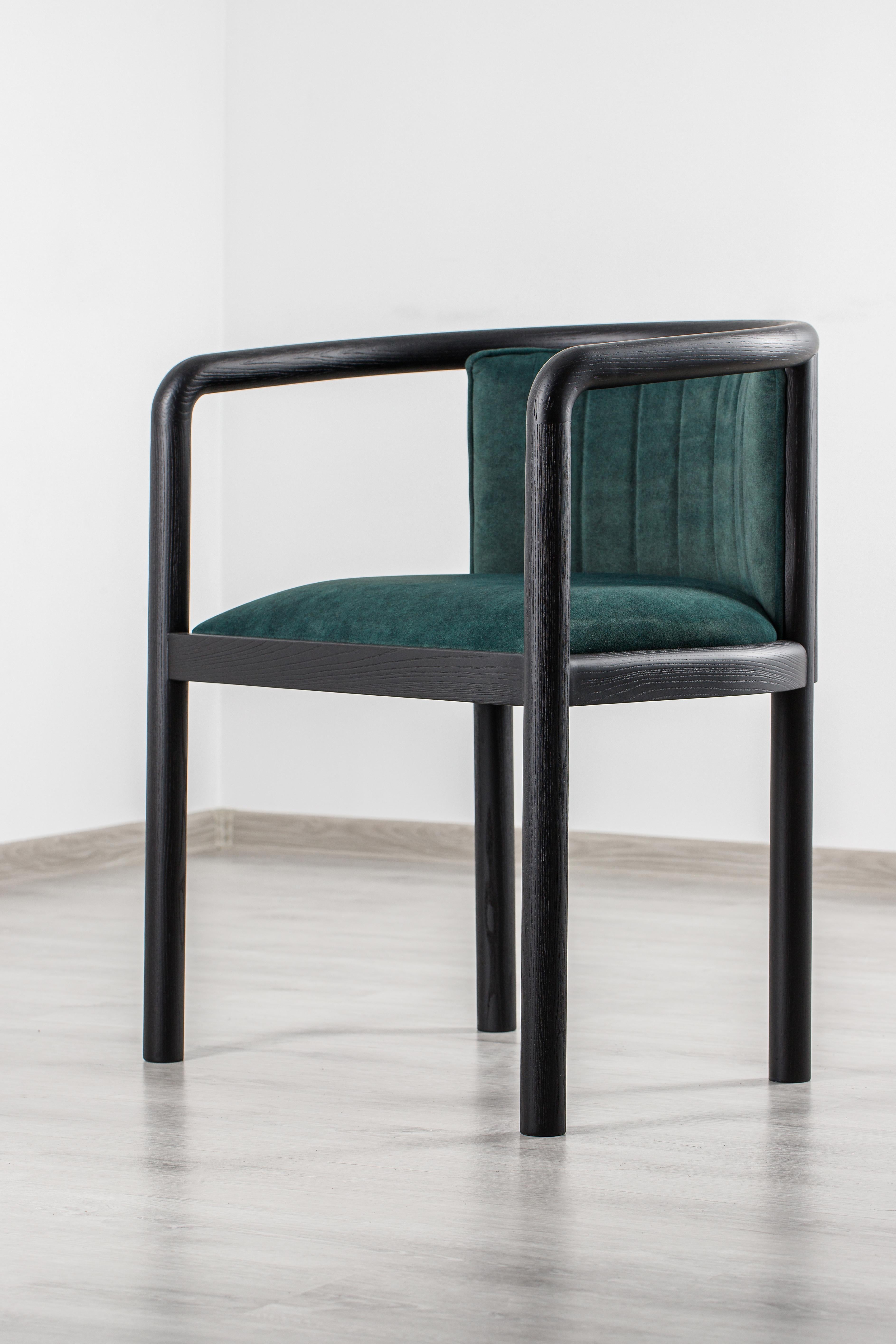 Introducing the new and exclusive Alton Dining Chair. This unique, mid-century modern design pairs the finest ash wood crafted by our expert Moldovan craftsman with custom-made style that’s absolutely stunning. Perfectly suited for any room in the