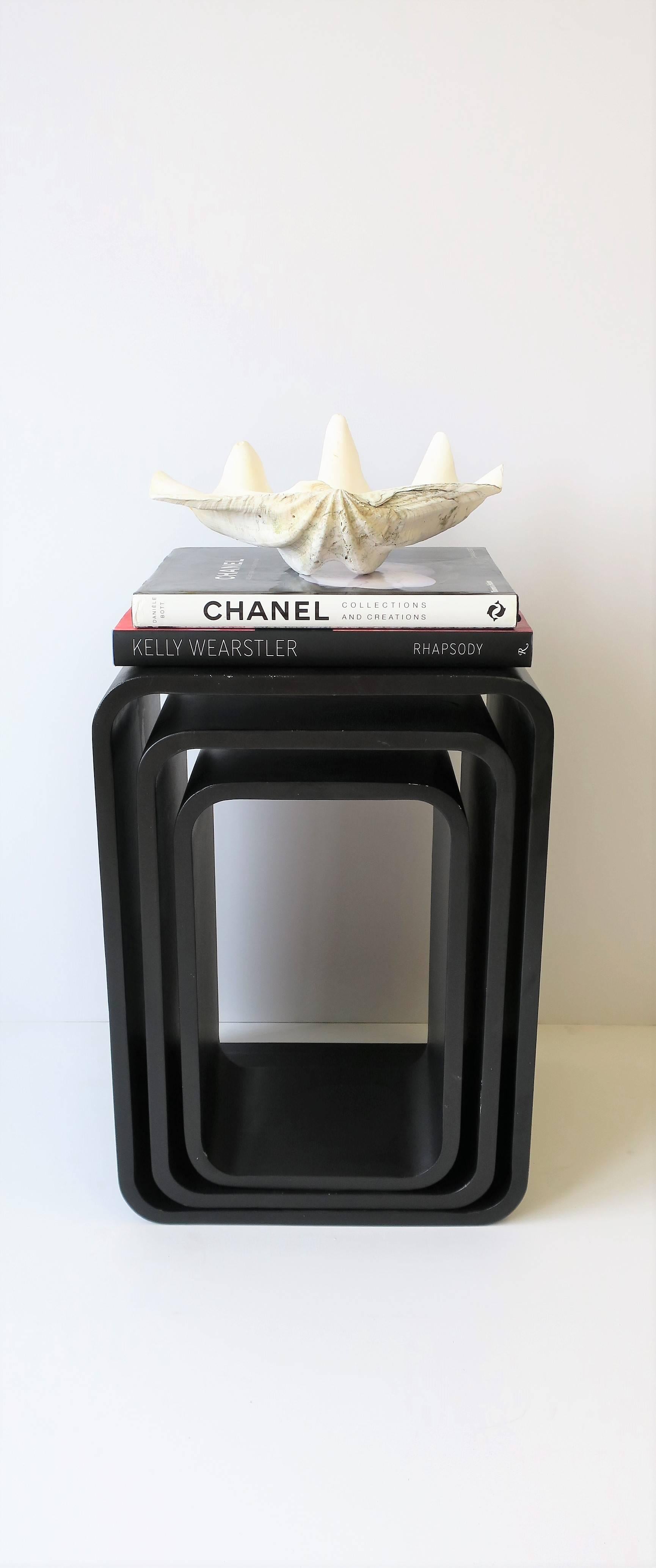 Post-Modern Black Modern Nesting Tables