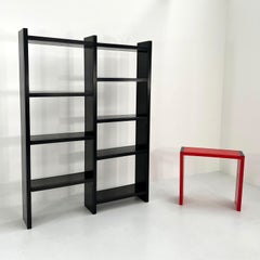 Black Modular "Dodona 300" Bookcase by Ernesto Gismondi for Artemide, 1970s