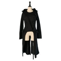 Black mohair frock coat ALEXANDER McQUEEN