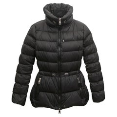 Moncler nero con piumino, taglia 2, Designer