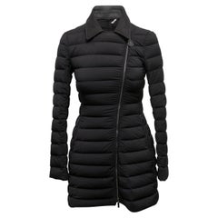 Black Moncler Quilted Virgin Wool-Trimmed Jacket Designer Size 00