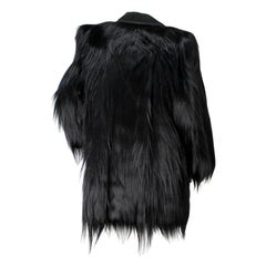 Black Monkey Fur Coat circa 1940s
