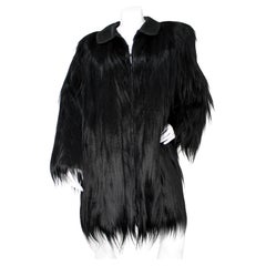 Black Monkey Fur Coat circa 1940s