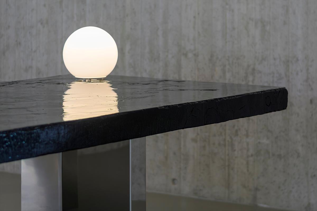 Bruni Table à manger Black Moon en vente