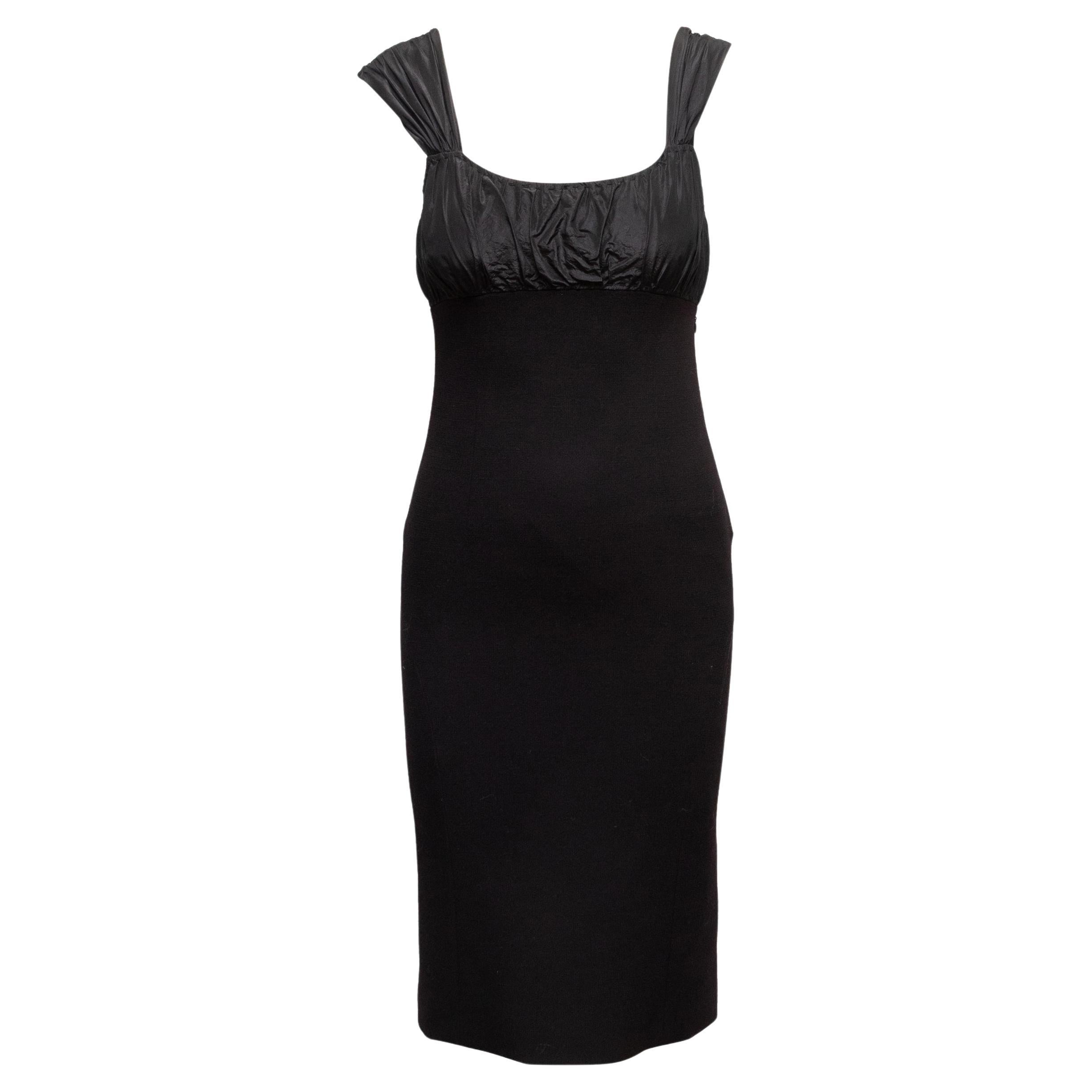 Black Moschino Cheap and Chic Bodycon Dress Size IT 40