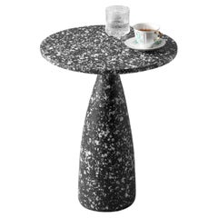 Black Mottled Side Table 40 by Donatas Zukauskas