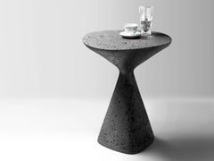 Black Mottled Side Table by Donatas Zukauskas