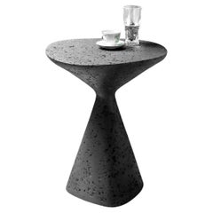 Black Mottled Side Table by Donatas Zukauskas