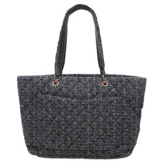 Black & Multicolor Chanel Cambon Ligne Tote Bag