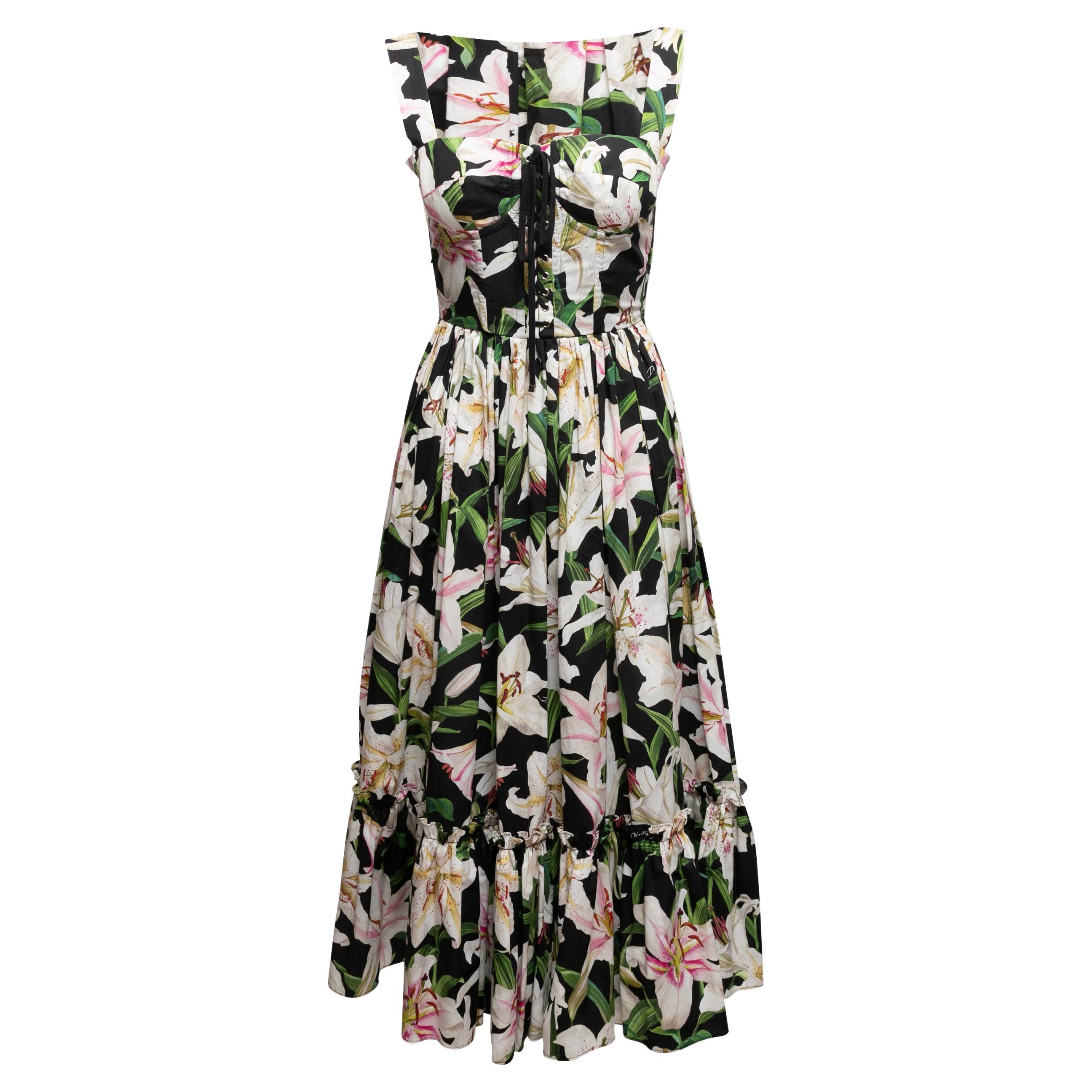 Gabbana Print Dress 164 For Sale on 1stDibs dolce gabbana fig dress fig print dress dolce gabbana print dresses