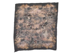 Schwarzer & mehrfarbiger McQ Alexander McQueen Kleiner bedruckter Schal