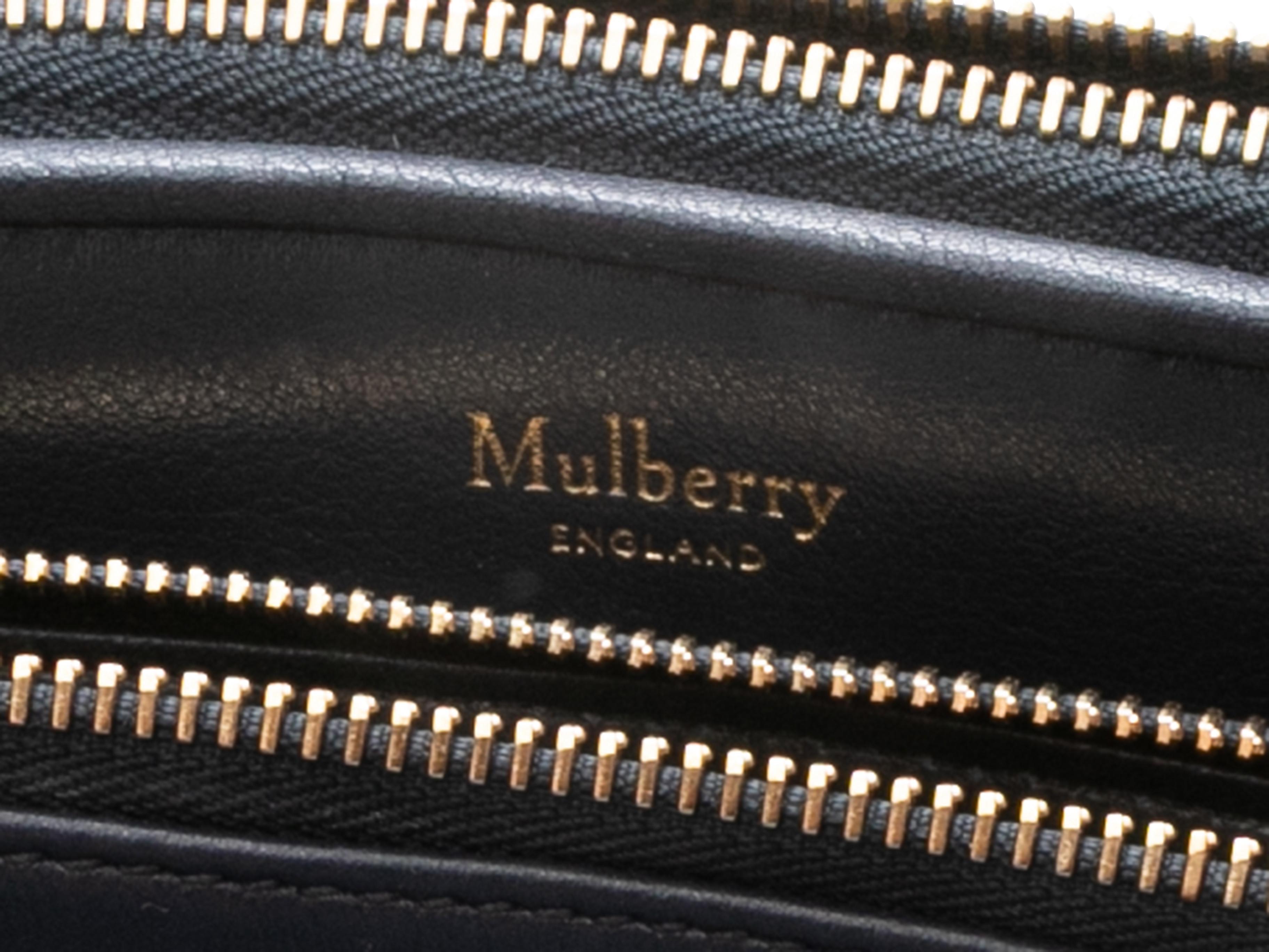 Women's Black & Multicolor Mulberry Tartan Shearling Shoulder Bag For Sale
