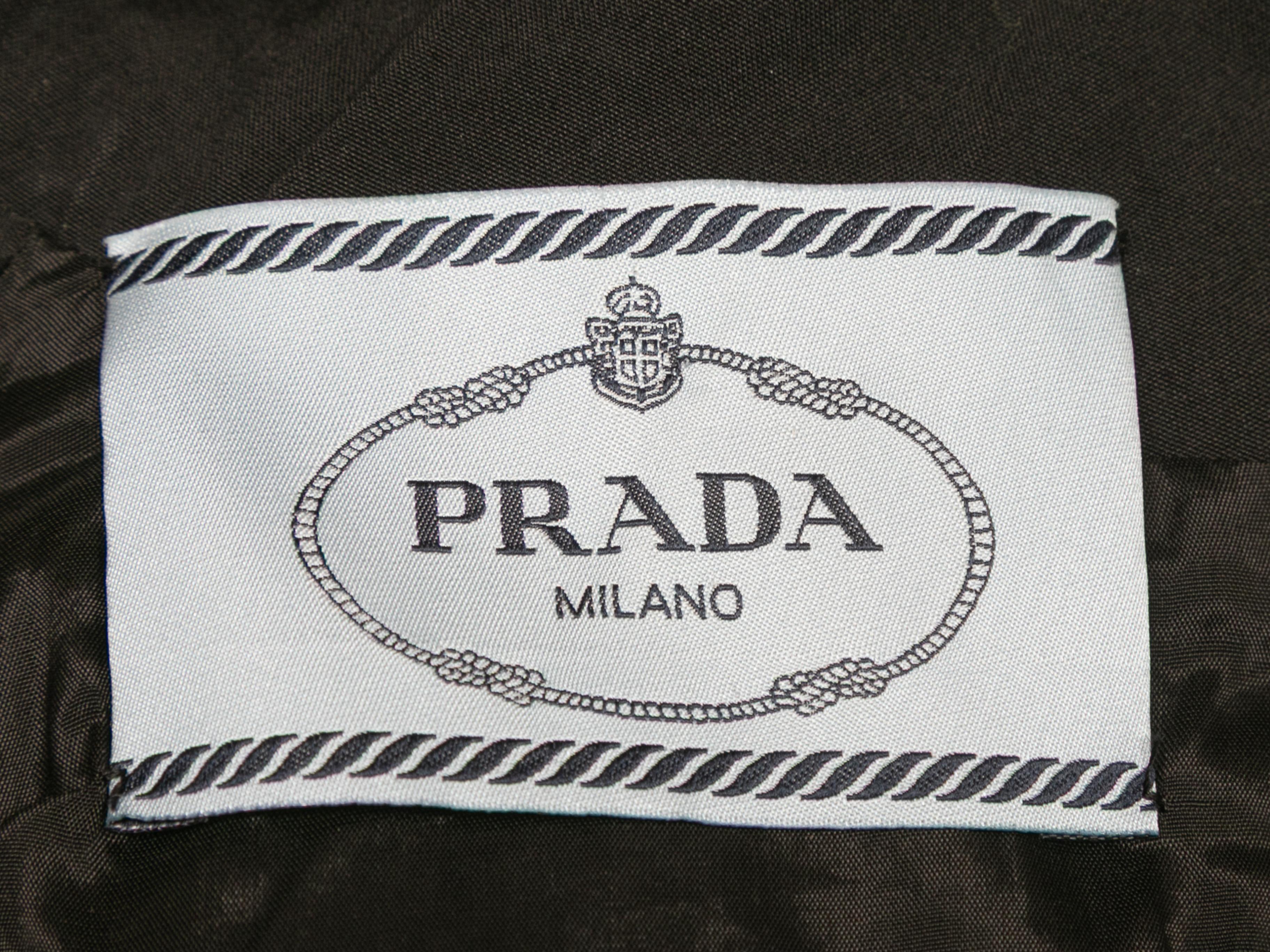 Robe sans manches Prada Chinoiserie noire et multicolore taille IT 40 Pour femmes en vente