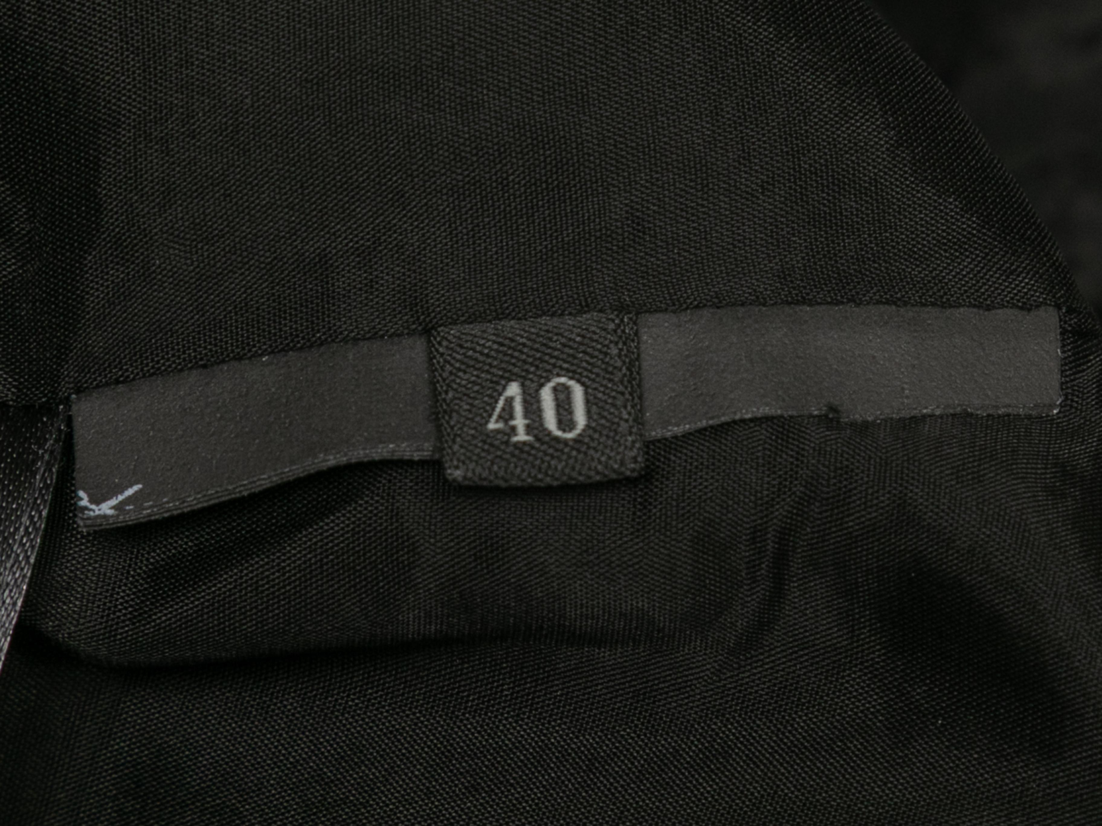 Robe sans manches Prada Chinoiserie noire et multicolore taille IT 40 en vente 1