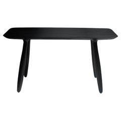 Black Napoléon III Stained Ash Daiku Bench 90 by Victoria Magniant