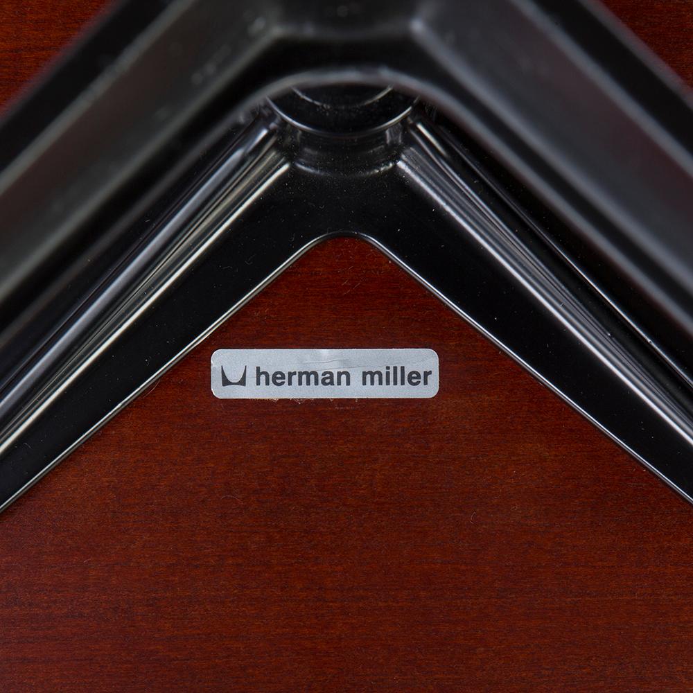 Black and Natural Cherry Herman Miller Eames Original Lounge Chair and Ottoman 1