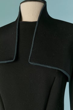 Black neoprène boléro jacket and dress ensemble ALEXANDRE VAUTHIER