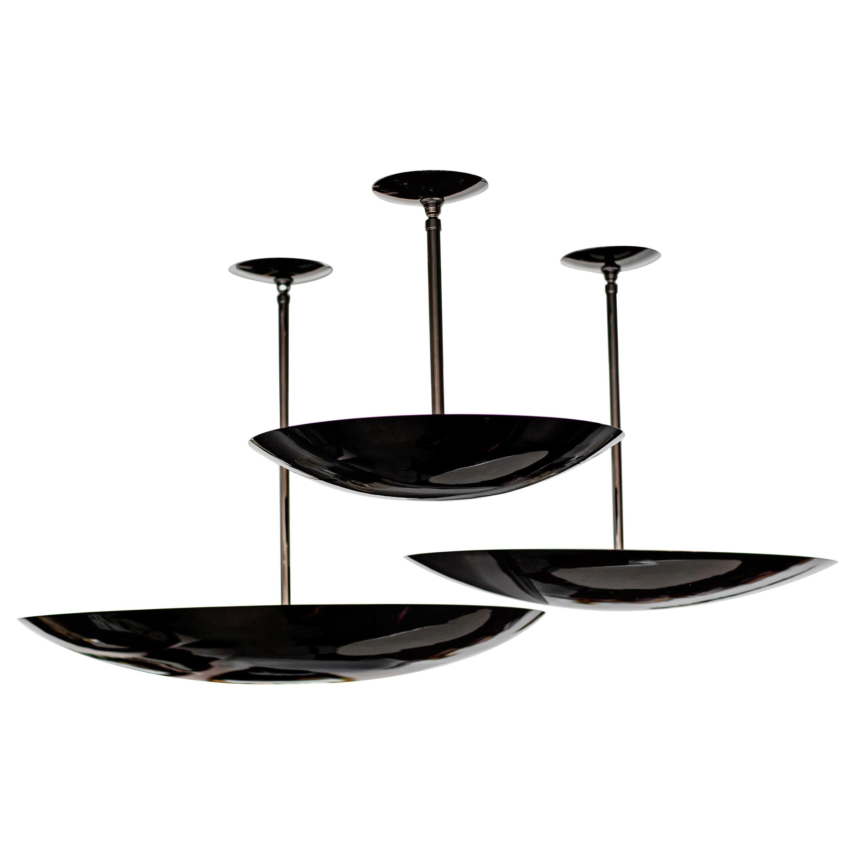 Black Nickel Dome Ceiling Pendant