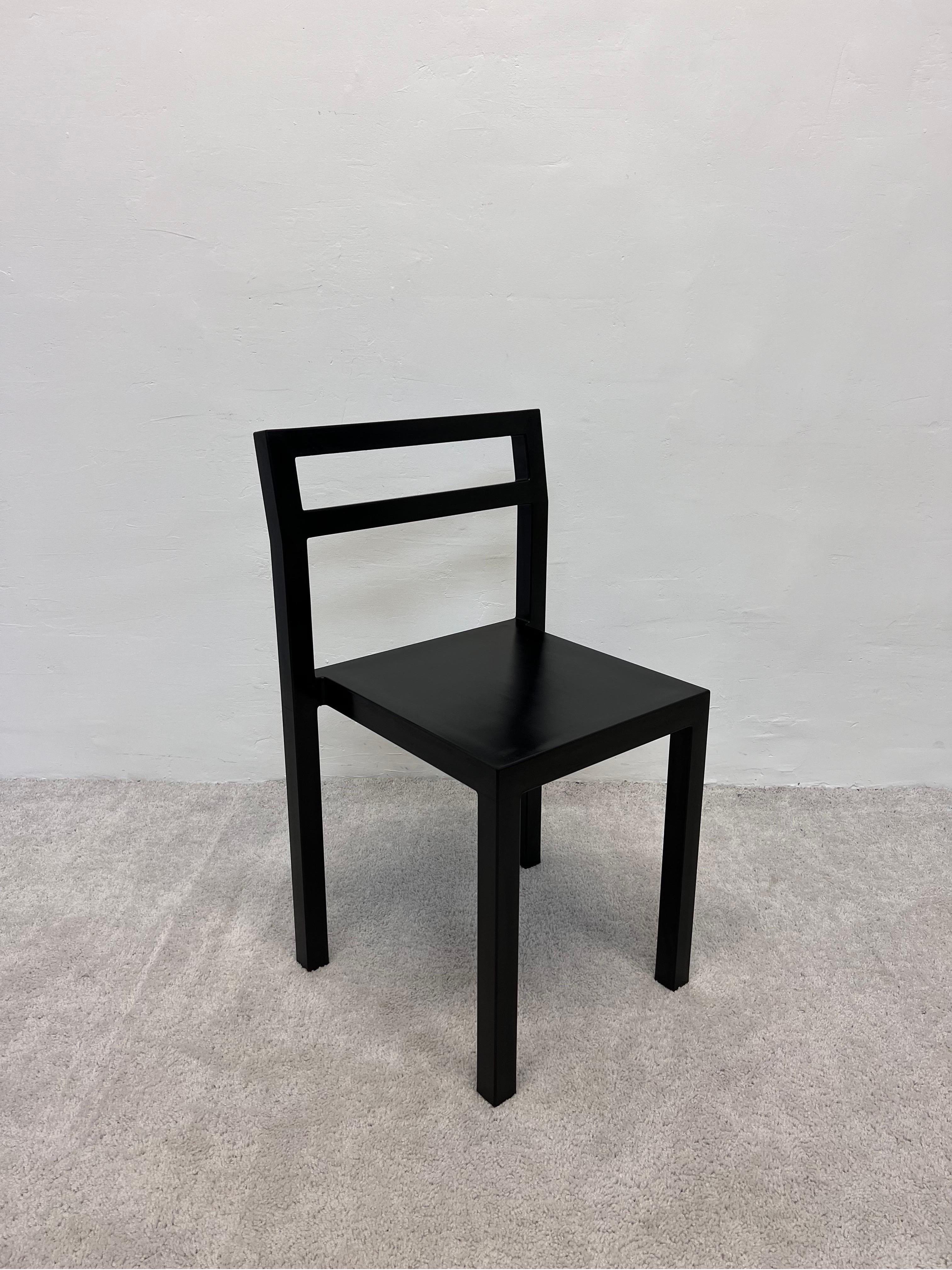 Modern Black Non Chair Designed by Komplot for Kallemo Ab, Sweden 2000