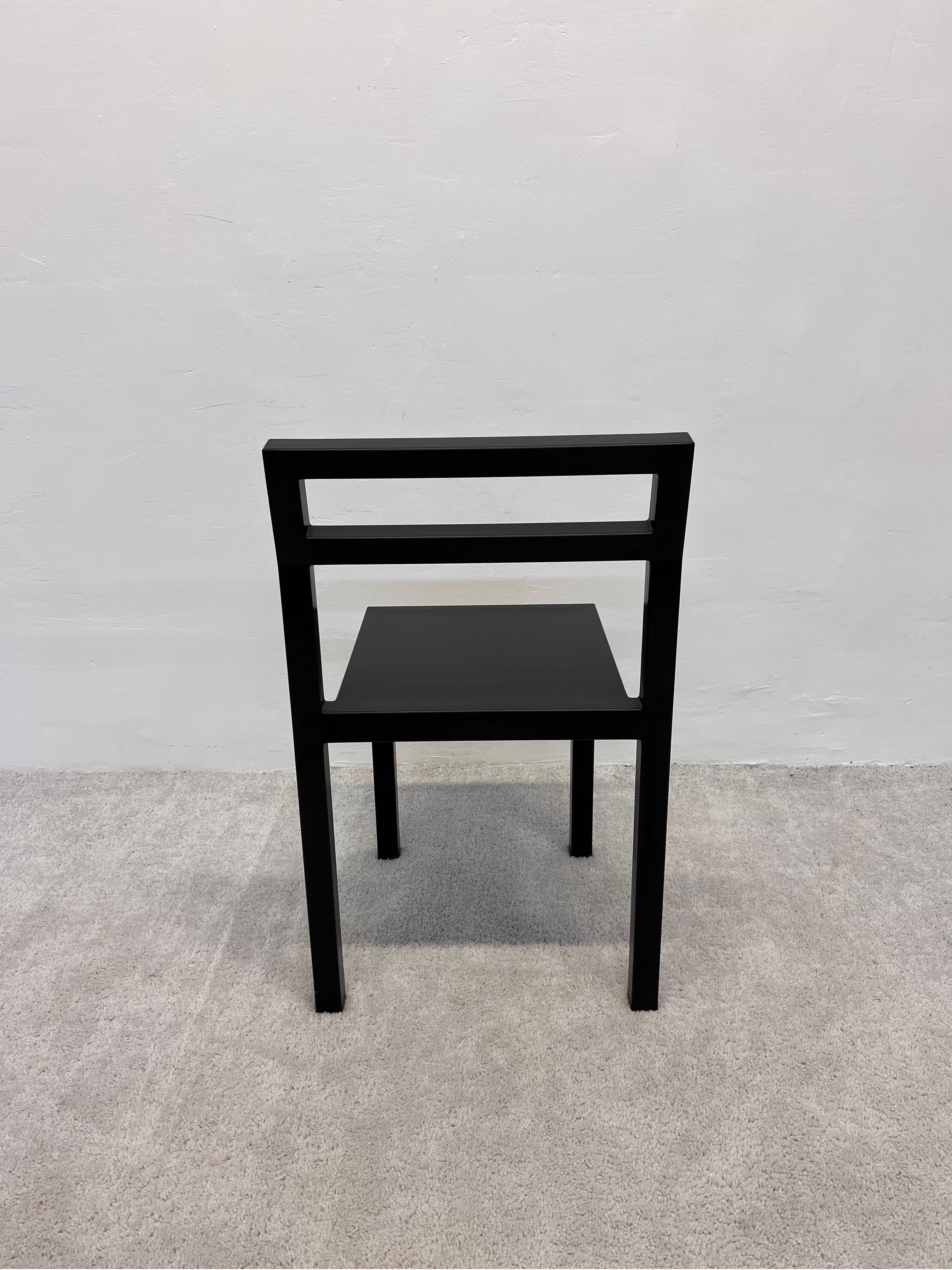 Black Non Chair Designed by Komplot for Kallemo Ab, Sweden 2000 In Good Condition In Miami, FL