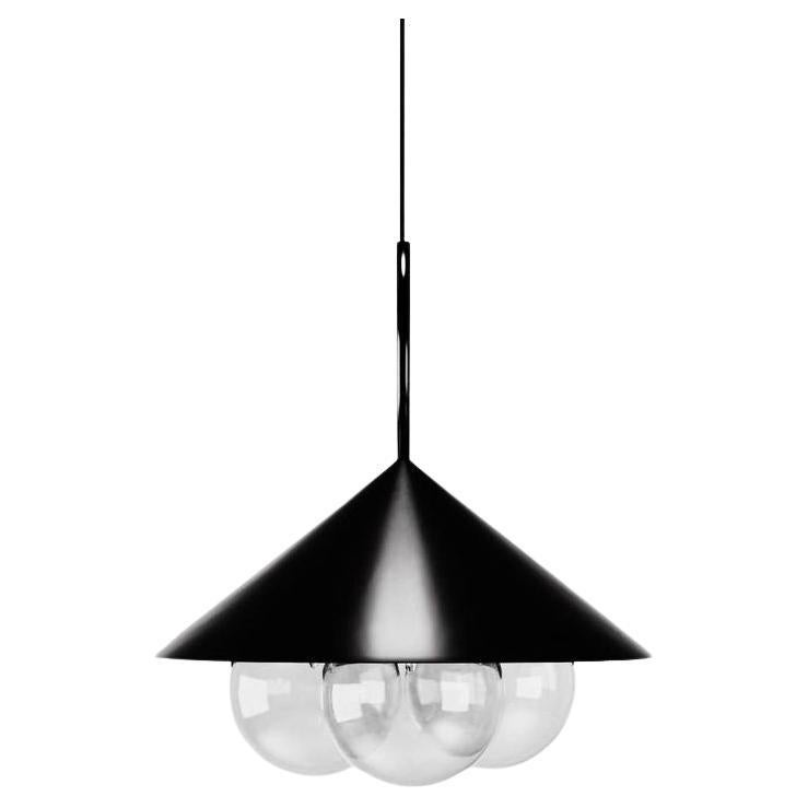 Black Nonla Pendant Lamp IV by Kasadamo