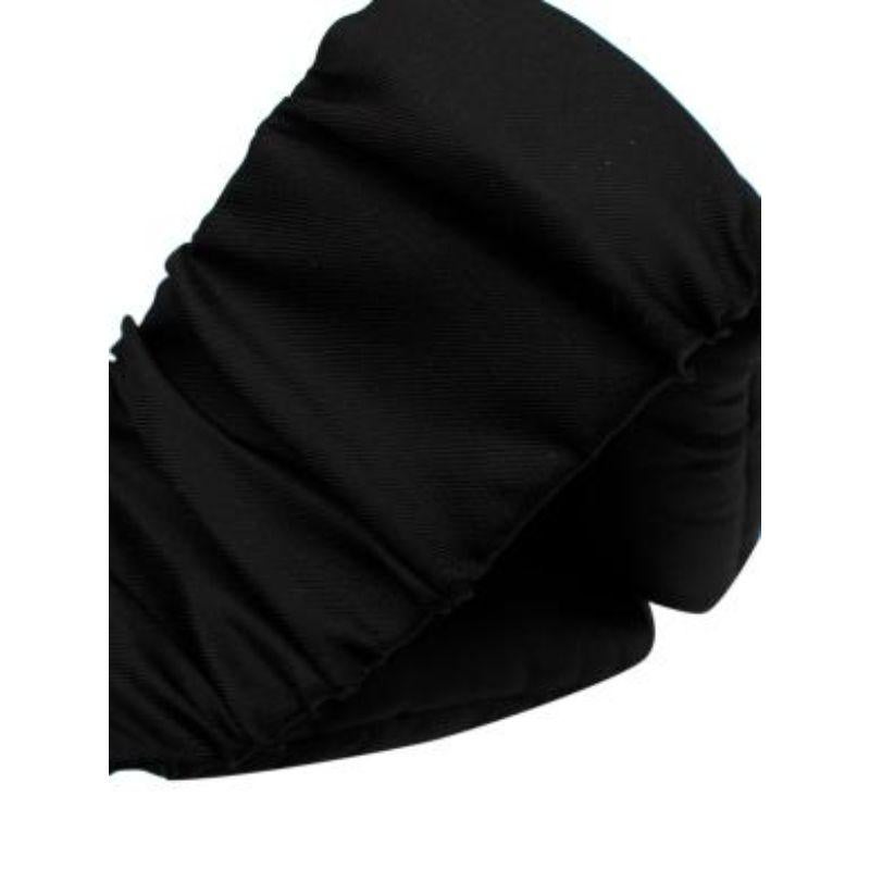 Black Nylon Eye Mask with Pouch For Sale 1