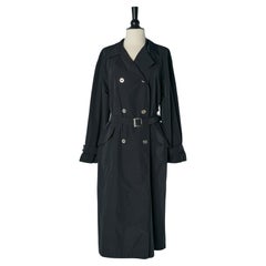 Trench en nylon noir VERSACE CLASSIC V2