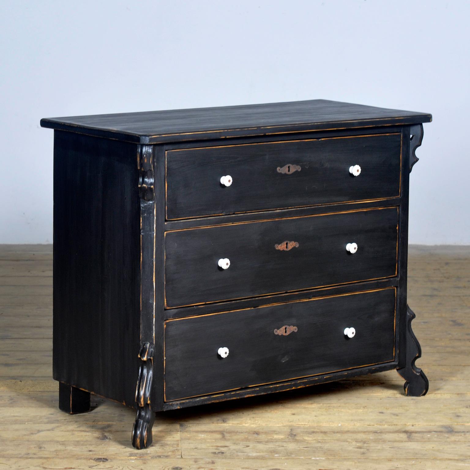 Rustique Commode en Oak Oak et pin, années 1910 en vente