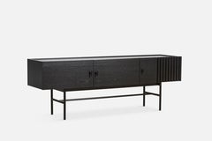 Black Oak Array Low Sideboard 150 Leg Frame by Says Who