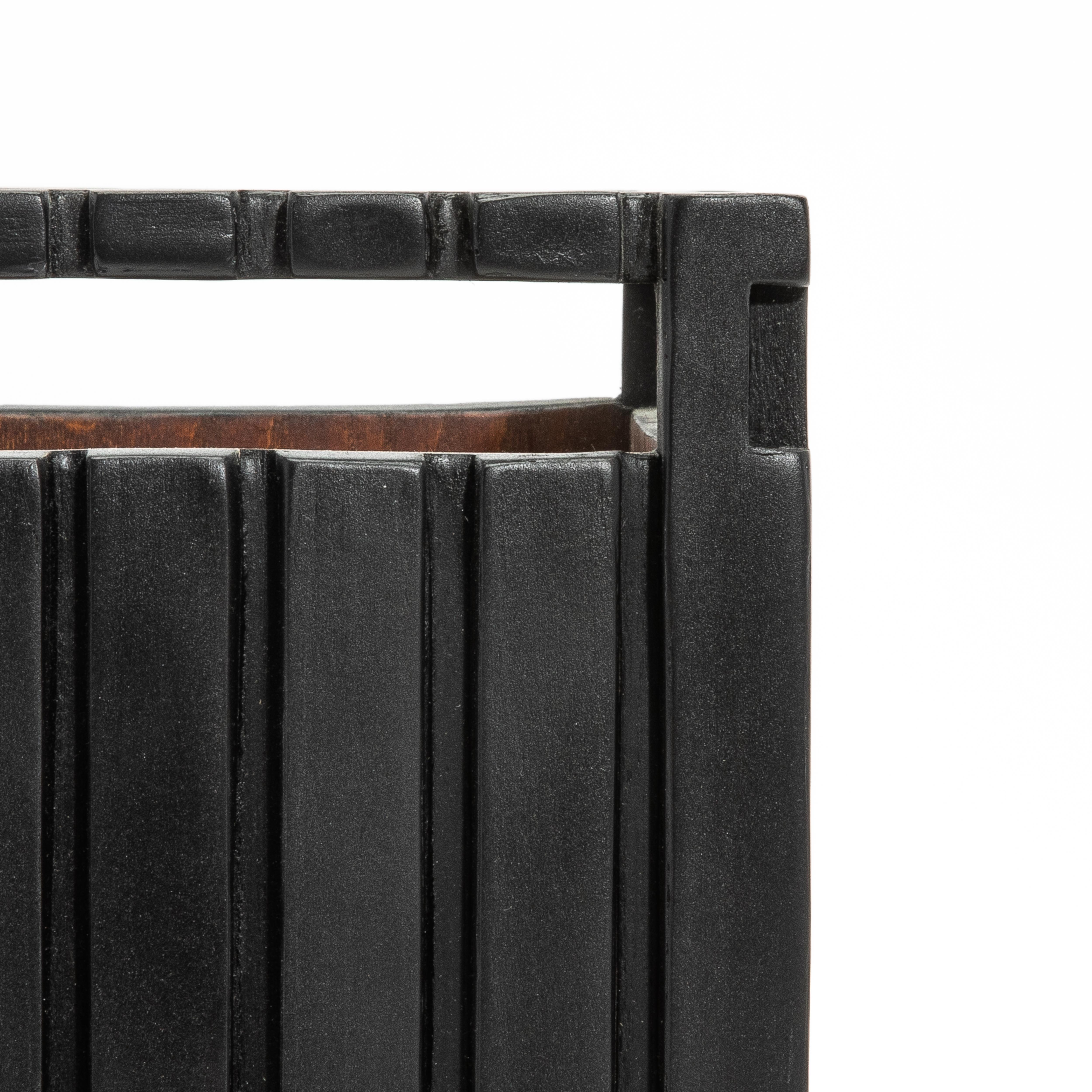 Papelera con Detalle en Roble Negro by R&Y Augousti Filipino en venta