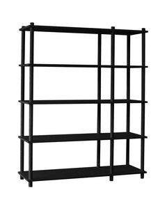 Black Oak Elevate Shelving IX by Camilla Akersveen and Christopher Konings