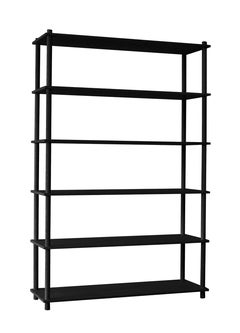 Black Oak Elevate Shelving VI by Camilla Akersveen and Christopher Konings