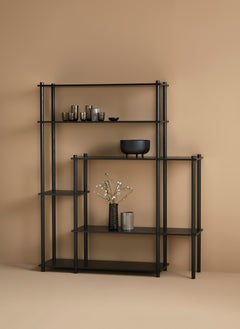 Black Oak Elevate Shelving XI by Camilla Akersveen and Christopher Konings