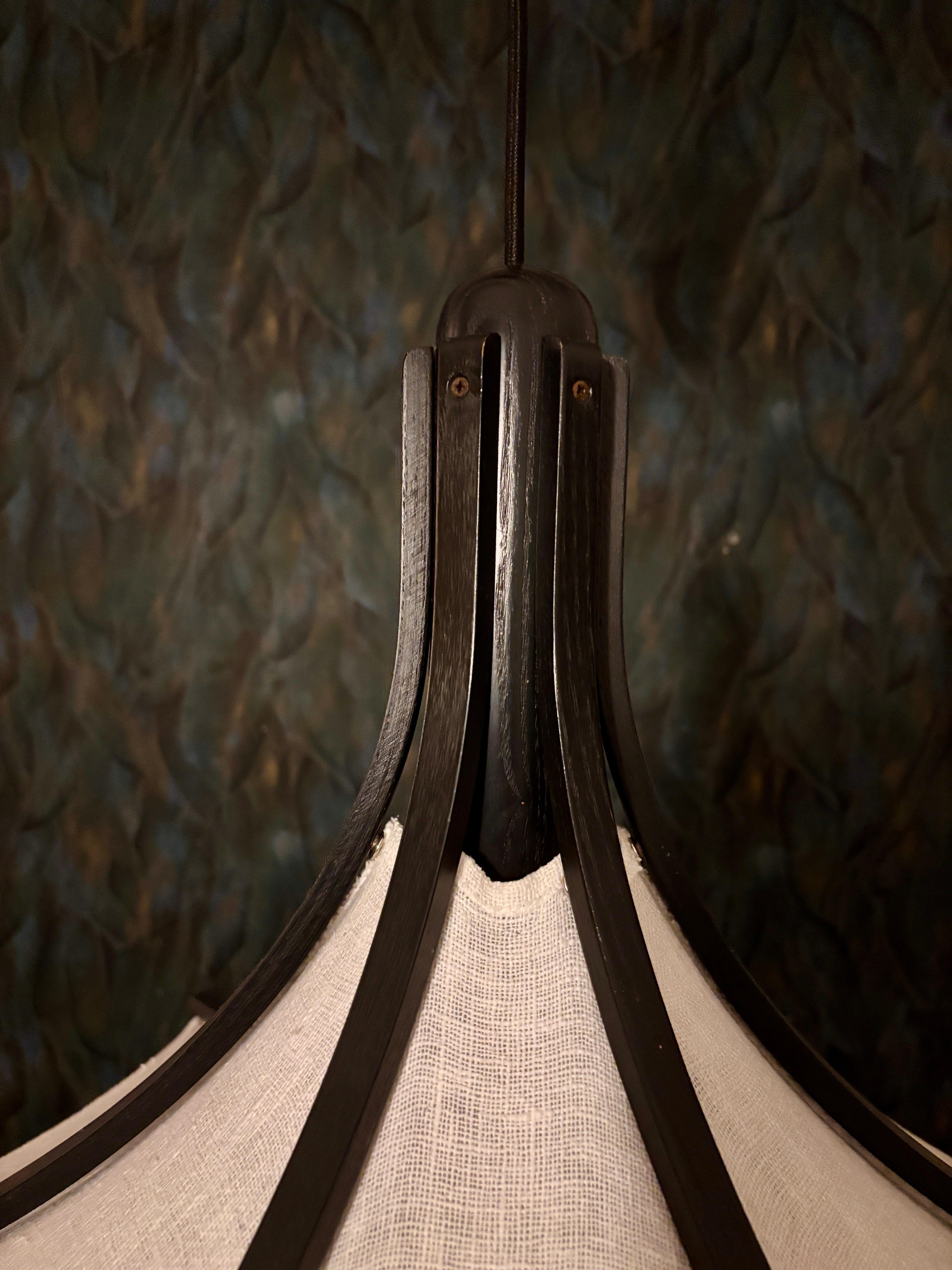 Lampada a sospensione in Oak nero di Domus in vendita 3