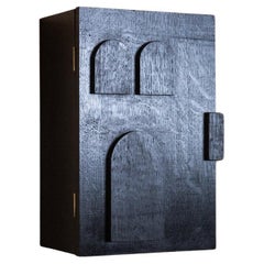Black Oak key cabinet