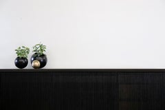 Blackened Ash Slatted Credenza - Custom Sizes Available