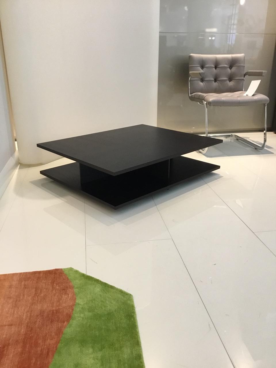 Black Oak Veneer Rectangular Coffee Table by De Sede at 1stDibs black coffee table rectangle