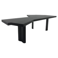 Black Oak Ventaglio Dining Table or Desk by Charlotte Perriand for Cassina