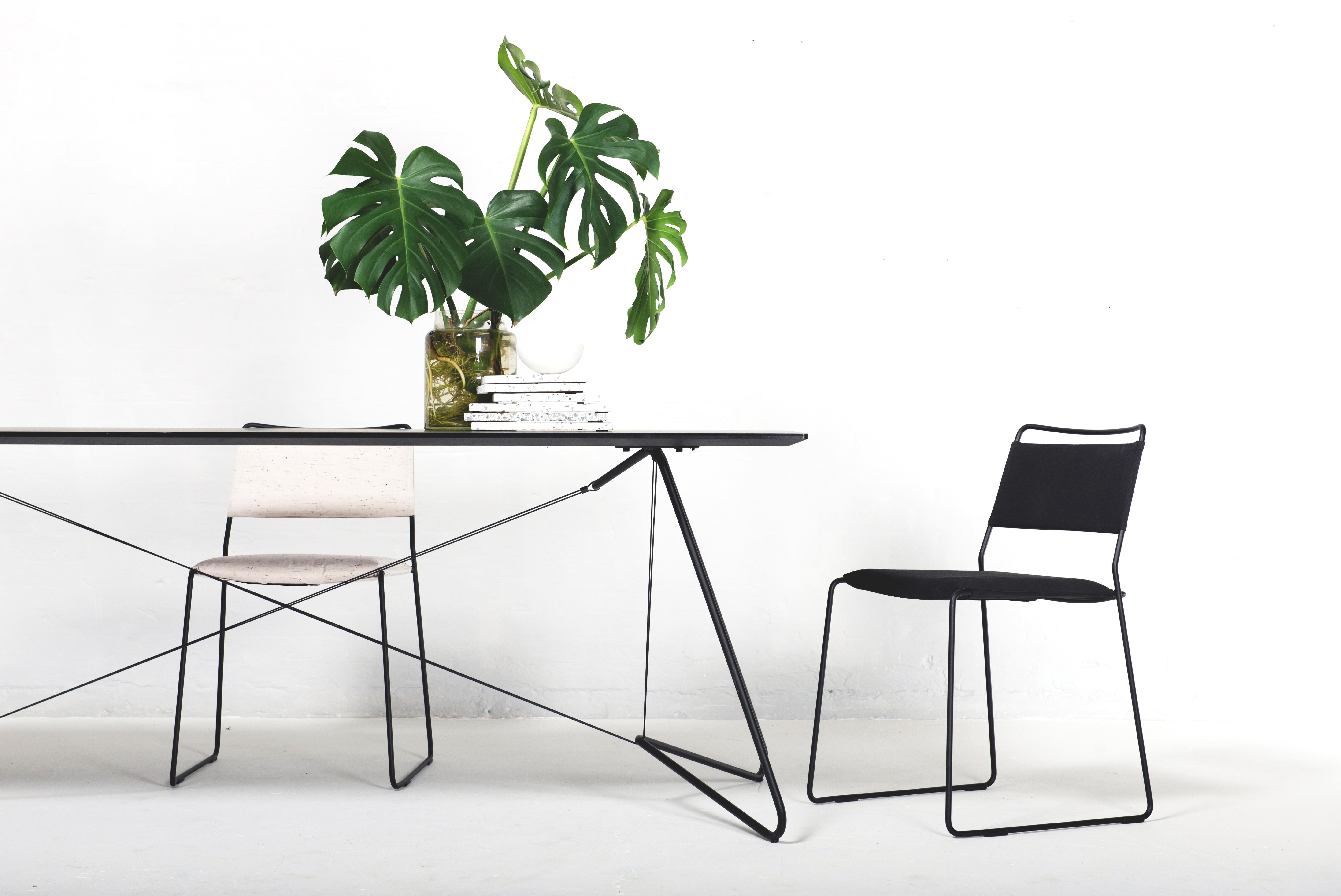 Danish Black Oas Table 200 by OK Design For Sale