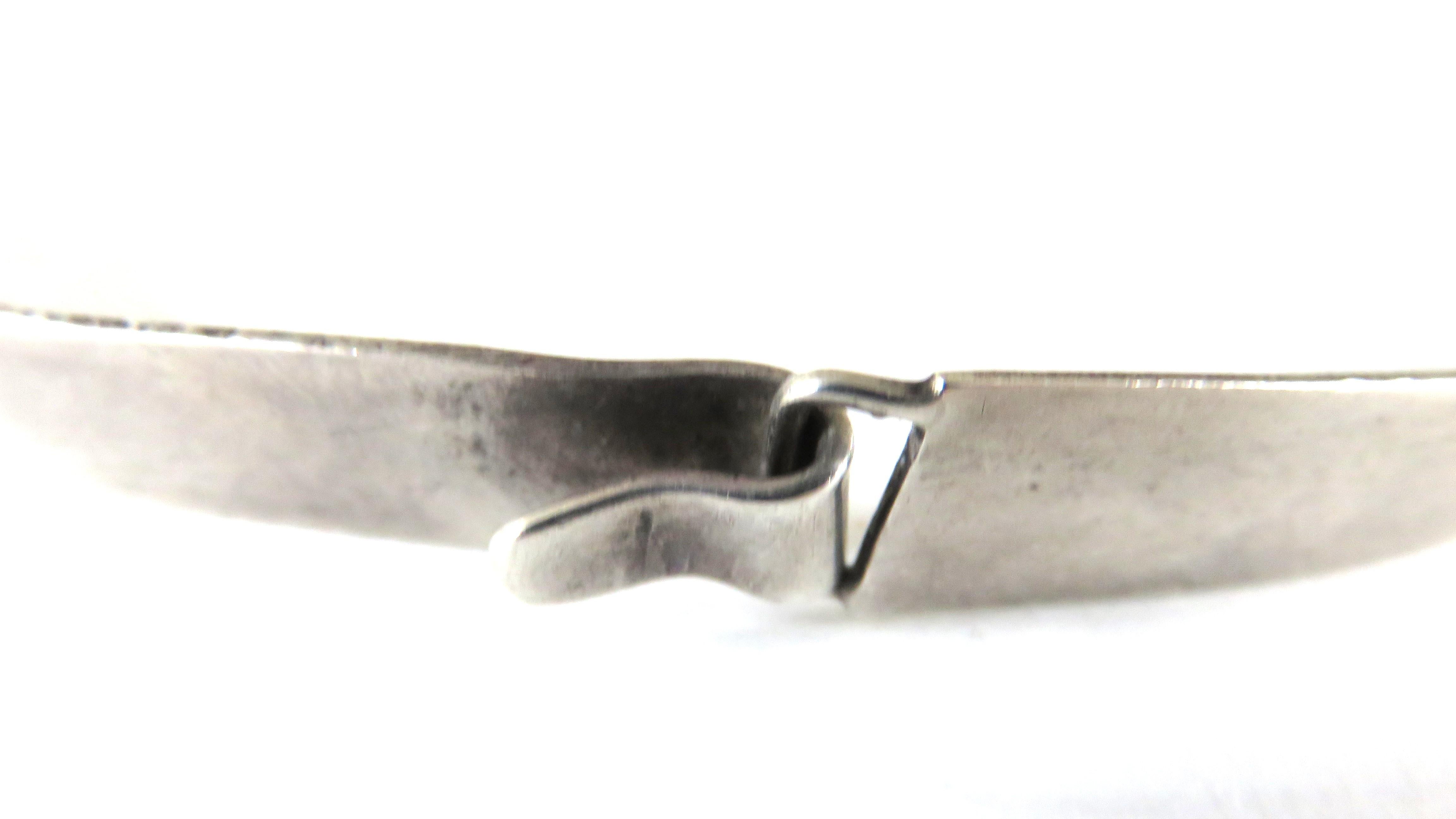 Collana a goccia di ossidiana nera in argento sterling in vendita 8